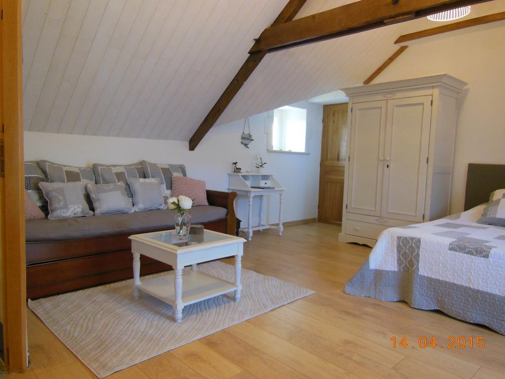 Les Hortensias de Kerbarch Ploemel Habitación foto